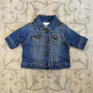 OLD NAVY Classic Denim Blue Jean JACKET Baby 0-3 months